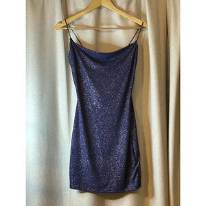 Windsor Key To Sparkle Glitter Mini Dress Size Medium